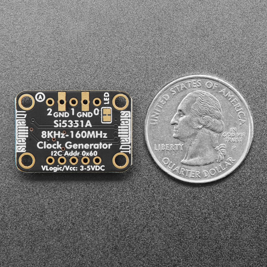 Adafruit Si5351A Clock Generator with STEMMA QT - 8KHz to 160MHz - The Pi Hut