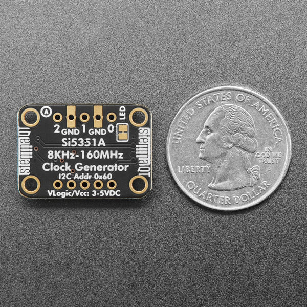 Adafruit Si5351A Clock Generator With STEMMA QT - 8KHz To 160MHz | The ...