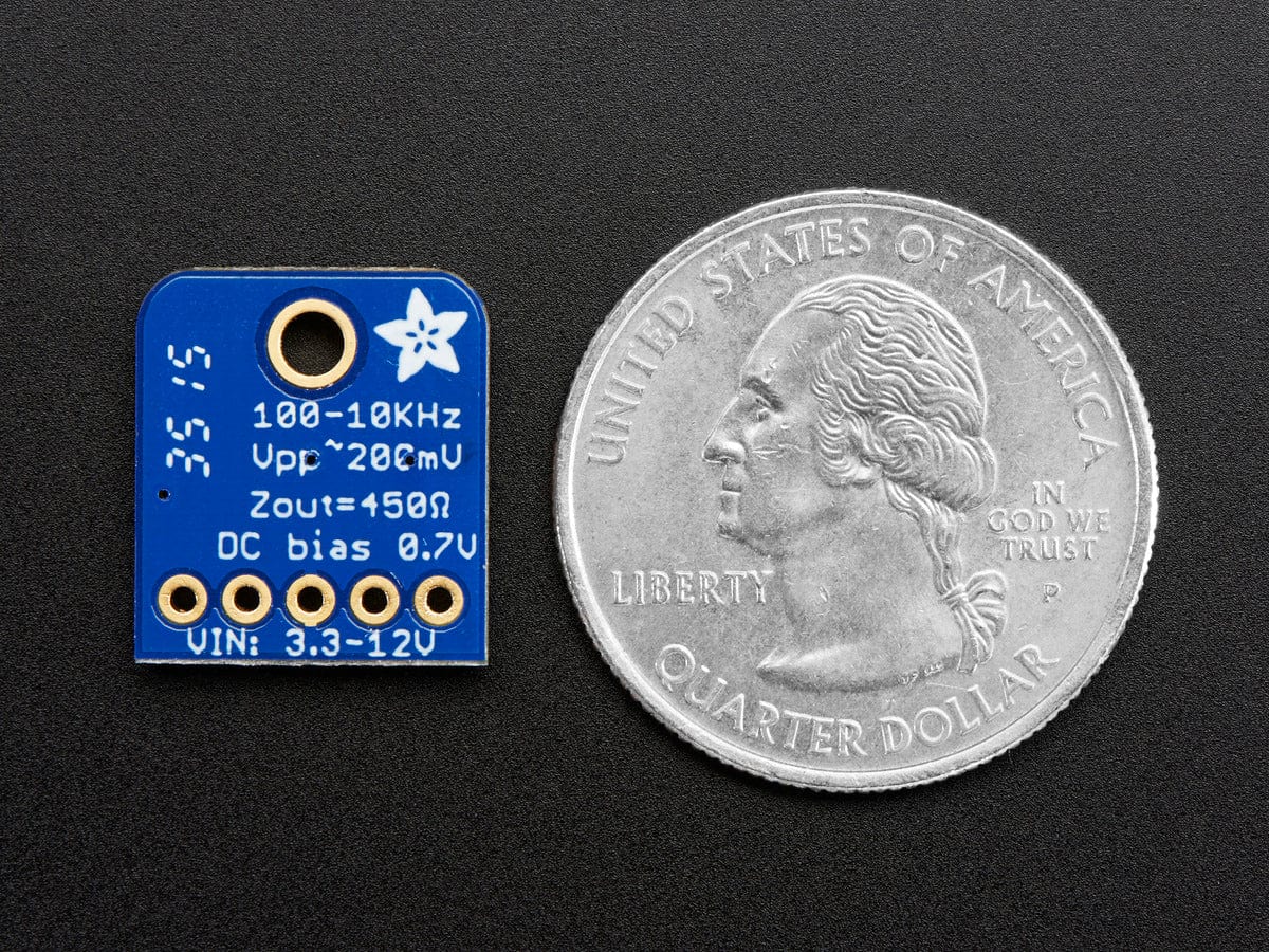 Adafruit Silicon MEMS Microphone Breakout - SPW2430 - The Pi Hut