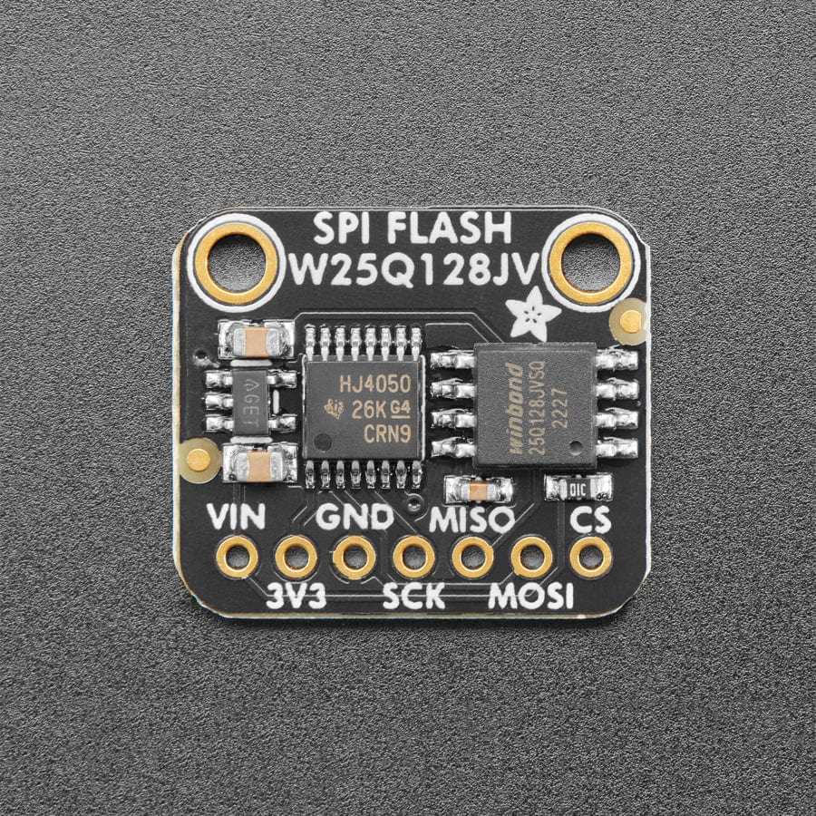 Adafruit SPI FLASH Breakout W25Q128 - 128 MBit / 16 MByte - The Pi Hut