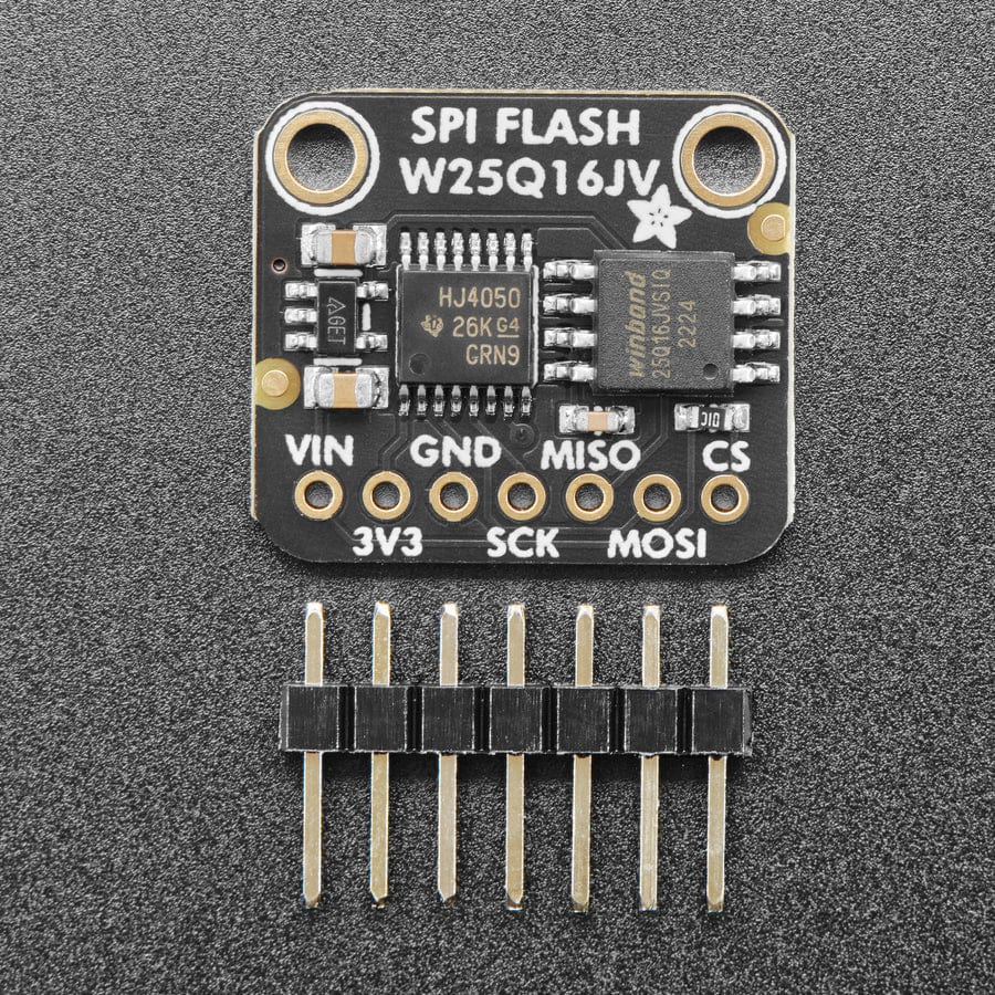 Adafruit SPI FLASH Breakout - W25Q16 - 16 Mbit / 2 MByte - The Pi Hut