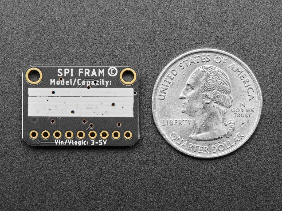 Adafruit SPI Non-Volatile FRAM Breakout - 2 Mbit / 256 KBytes - The Pi Hut