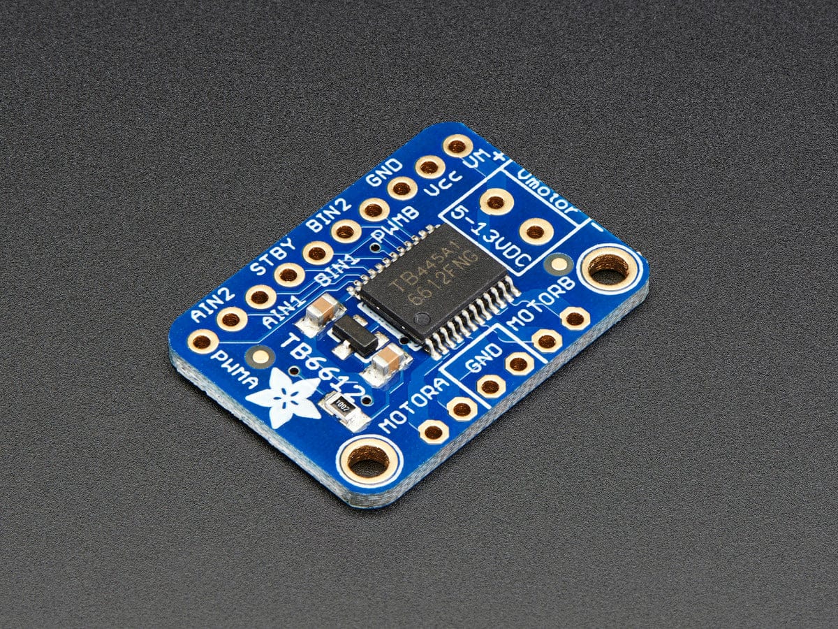 Adafruit TB6612 1.2A DC/Stepper Motor Driver Breakout Board - The Pi Hut