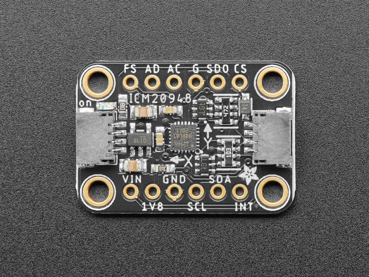 Adafruit TDK InvenSense ICM-20948 9-DoF IMU (MPU-9250 Upgrade) - The Pi Hut