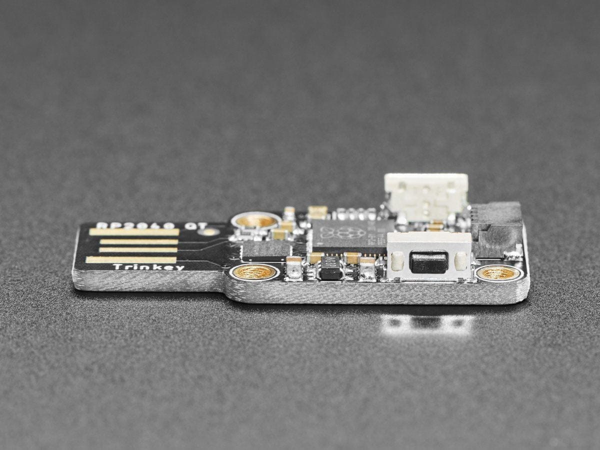 Adafruit Trinkey QT2040 - RP2040 USB Key with Stemma QT - The Pi Hut