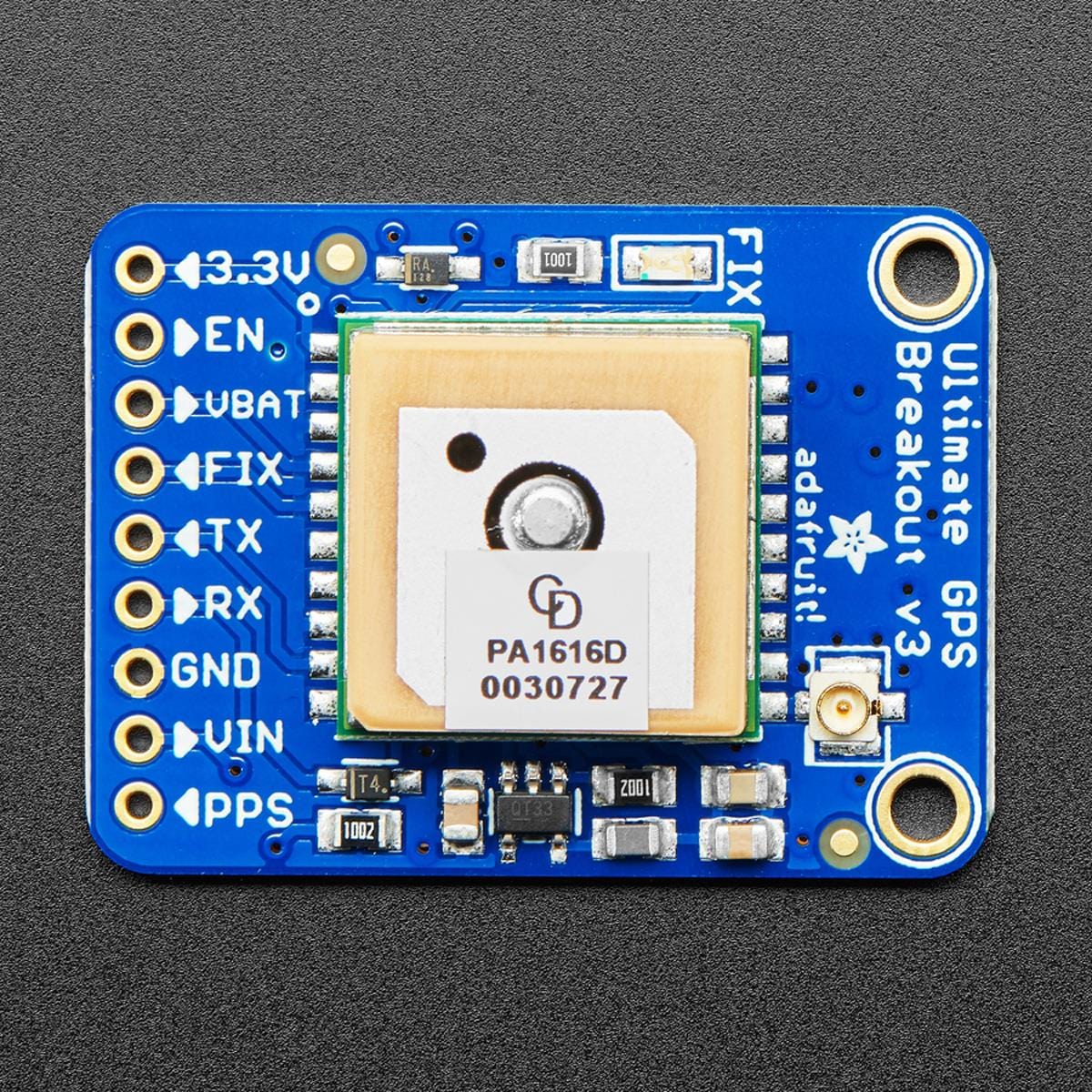 Adafruit Ultimate GPS Breakout with GLONASS + GPS - PA1616D - 99 channel w/10 Hz updates - The Pi Hut