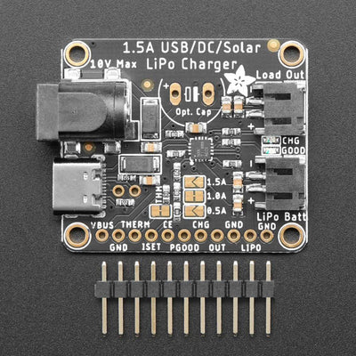 Adafruit Universal USB / DC / Solar Lithium Ion/Polymer Charger ...