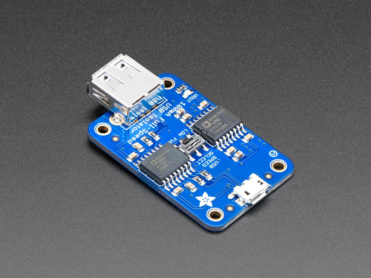 Adafruit USB Isolator - 100mA Isolated Low/Full Speed USB - The Pi Hut