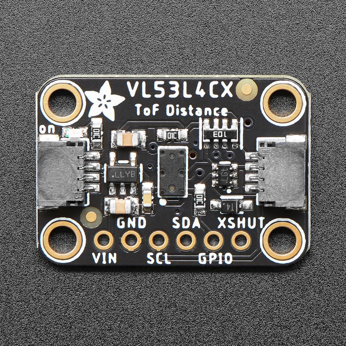 Adafruit VL53L4CX Time of Flight Distance Sensor - ~1 to 6000mm - STEMMA QT / Qwiic - The Pi Hut