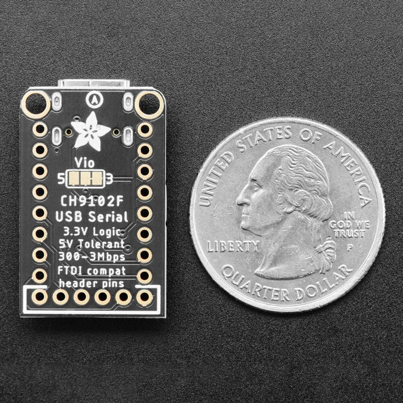 Adafruit WCH CH9102F Friend - USB to Serial Converter - The Pi Hut