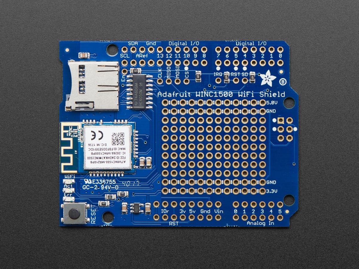 Adafruit WINC1500 WiFi Shield with PCB Antenna - The Pi Hut