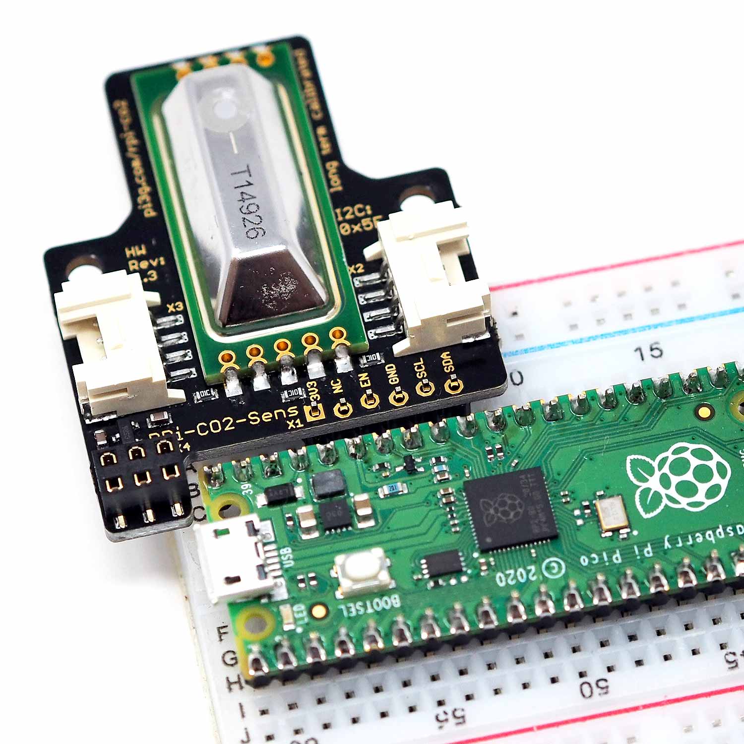 Advanced CO2 Sensor Breakout Board for Raspberry Pi - The Pi Hut