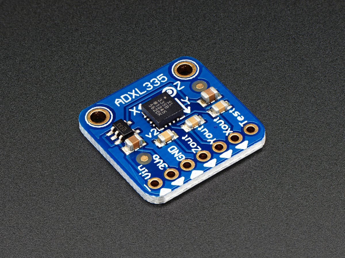 ADXL335 - 5V ready triple-axis accelerometer (+-3g analog out) - The Pi Hut