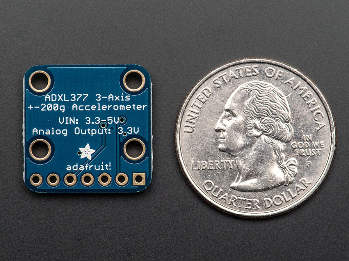 ADXL377 - High-G Triple-Axis Accelerometer (+-200g Analog Out) - The Pi Hut