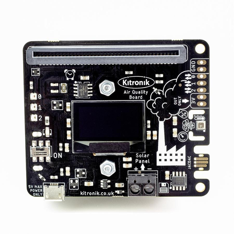 Kitronik Air Quality and Environmental Board for micro:bit - The Pi Hut