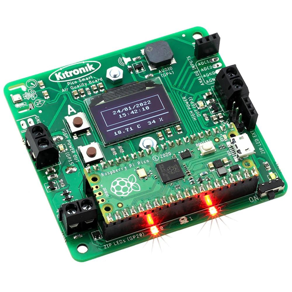 Air Quality Datalogging Board for Pico - The Pi Hut