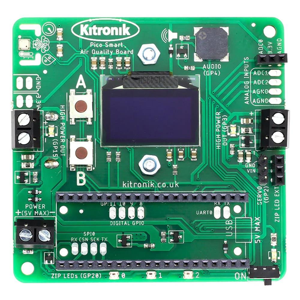 Air Quality Datalogging Board for Pico - The Pi Hut