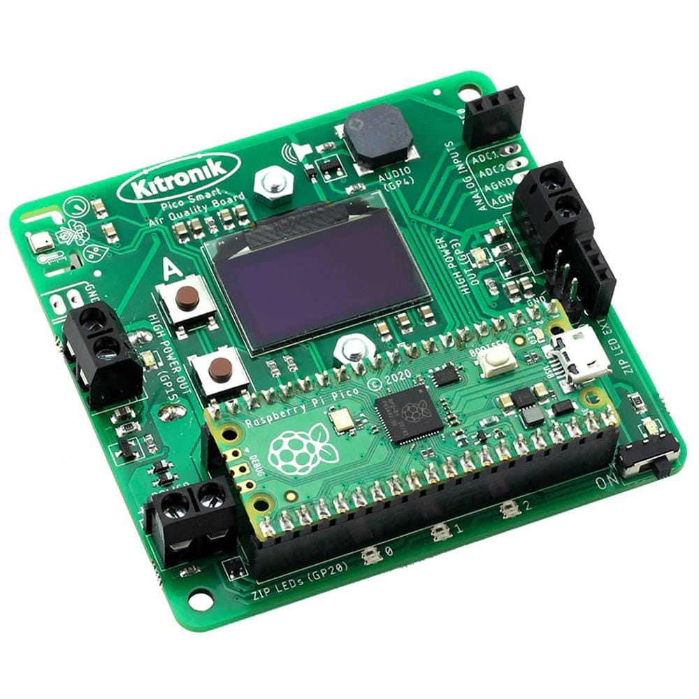 Air Quality Datalogging Board for Pico - The Pi Hut