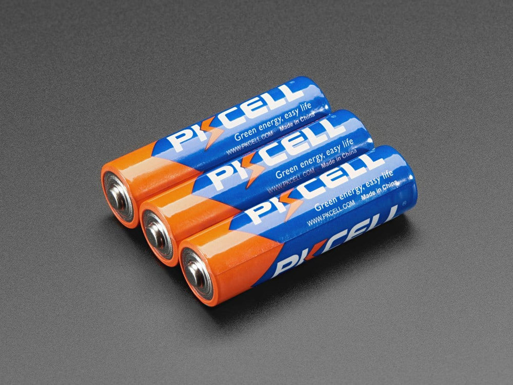 Alkaline AA batteries (LR6) - 3 pack - The Pi Hut