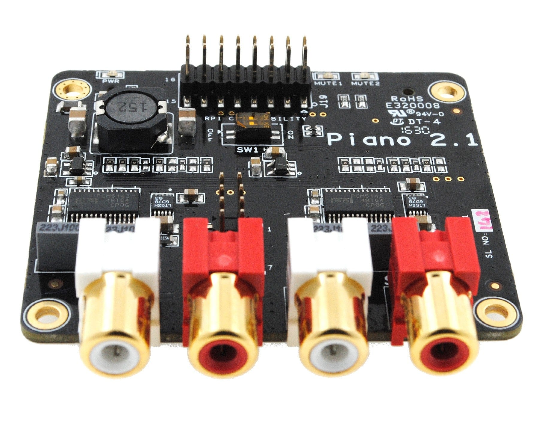 Allo Piano 2.1 "Slave" DAC w/ Subwoofer Out - The Pi Hut