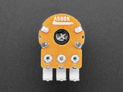 Alpha Dual-Gang 16mm Right-angle PC Mount - 500K Audio (RV16A01F-41-15R1-A500K-30H4) - The Pi Hut