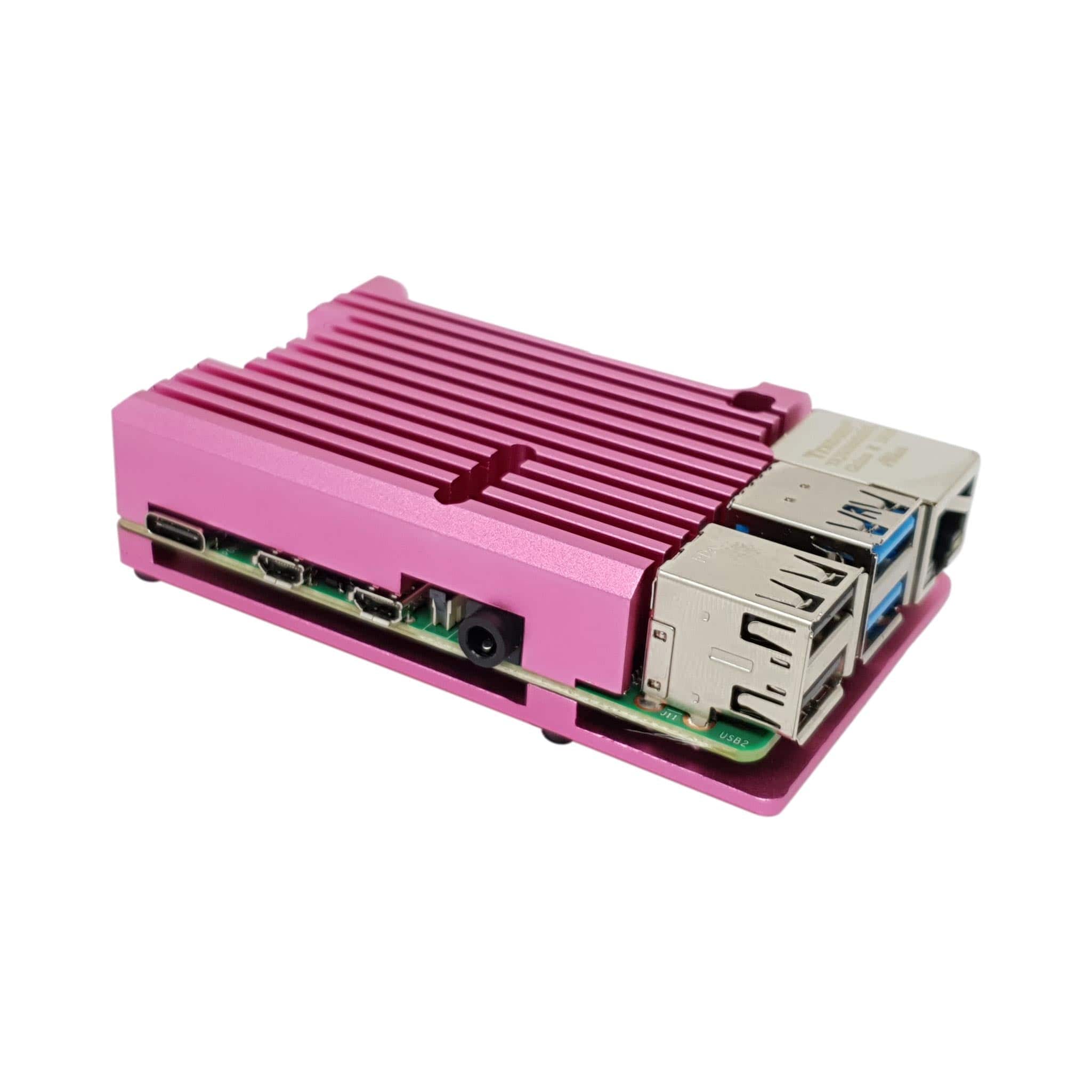 Aluminium Armour - Heatsink Case for Raspberry Pi 4 - The Pi Hut