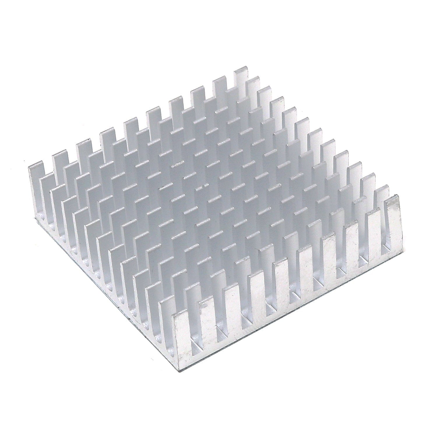 Aluminium Heatsink for NEMA 17 Stepper Motors - Silver - The Pi Hut