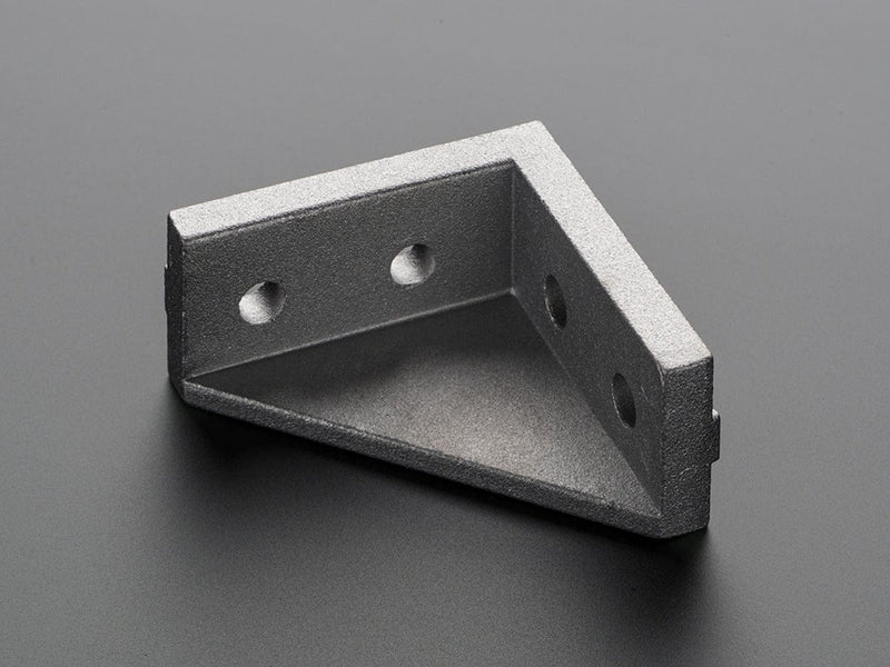 Aluminum Extrusion Double Corner Brace Support (for 20x20) - The Pi Hut