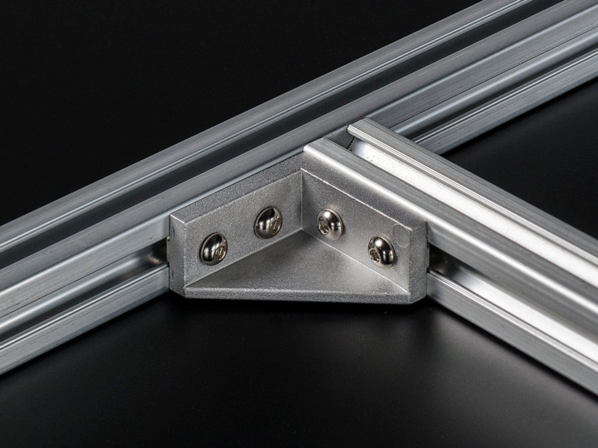 Aluminum Extrusion Double Corner Brace Support (for 20x20) - The Pi Hut