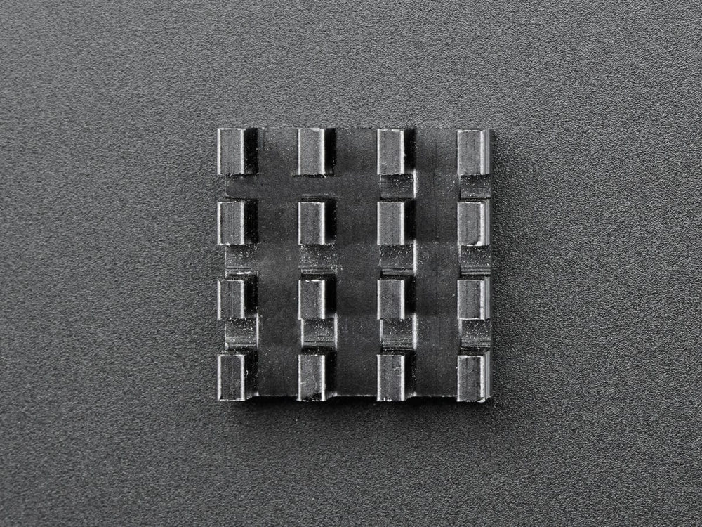 Aluminum Heat Sink for Raspberry Pi 3 - 14 x 14 x 8mm - The Pi Hut