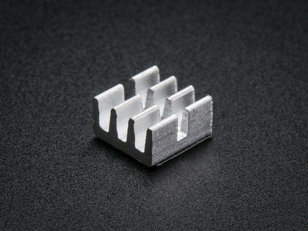 Aluminum SMT Heat Sinks 10 Pack - 0.25"x0.25" x 0.15" tall - The Pi Hut