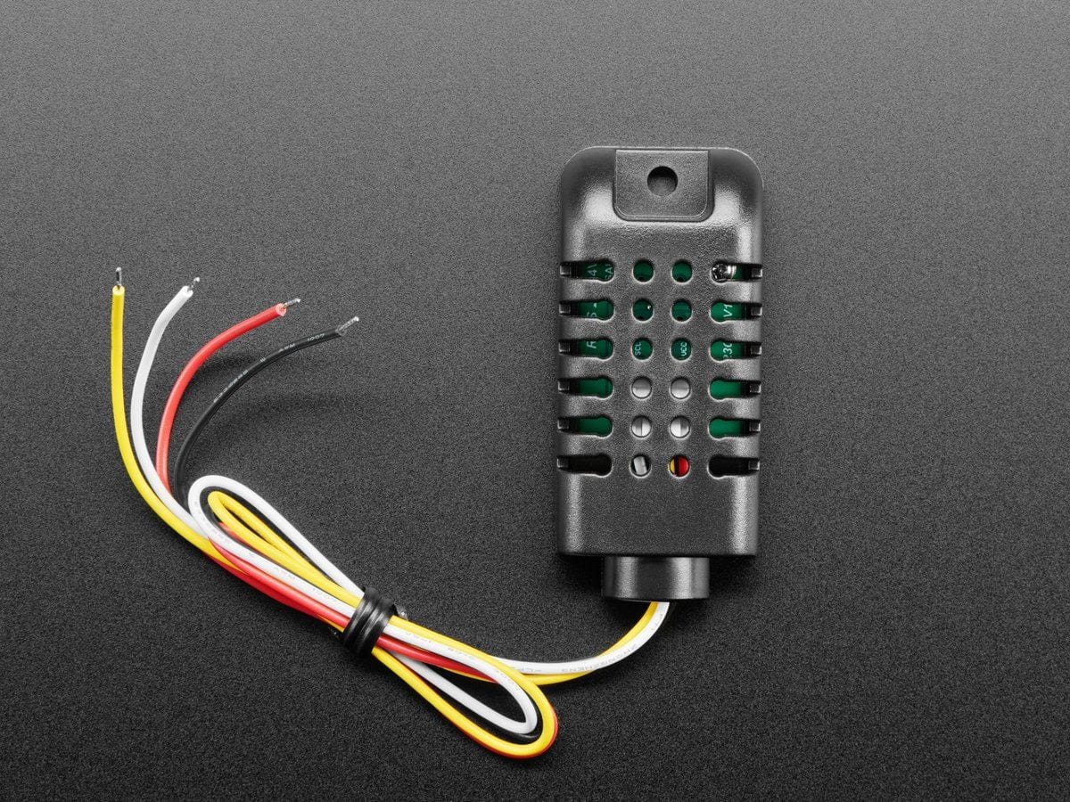 AM2301B - Wired Enclosed AHT20 - Temperature and Humidity Sensor - The Pi Hut