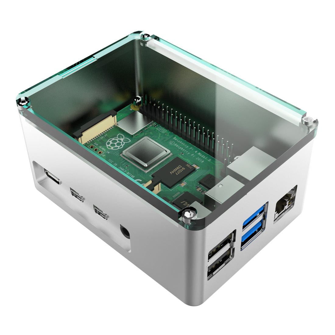 Anidees Extra Tall Raspberry Pi 4 Case - The Pi Hut