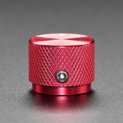 Anodized Aluminium Machined Knob - Red - 20mm Diameter - The Pi Hut