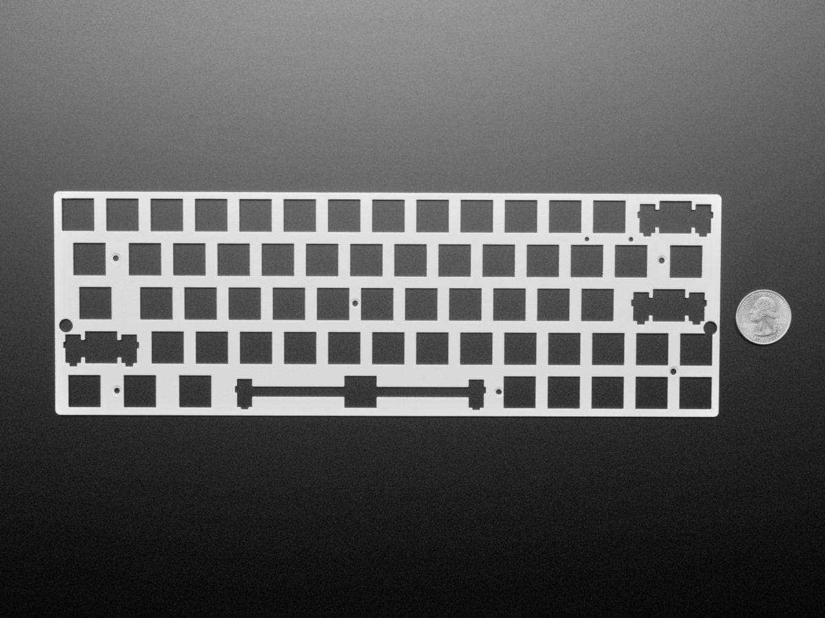 Anodized Aluminum Metal Keyboard Plate for 60% / GH60 Cases - The Pi Hut