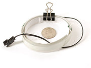 Aqua Electroluminescent (EL) Tape Strip - 100cm w/two connectors - The Pi Hut