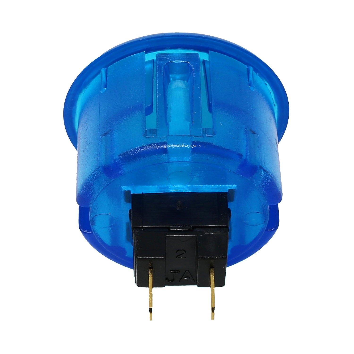 Arcade Button - 30mm Translucent Blue - The Pi Hut