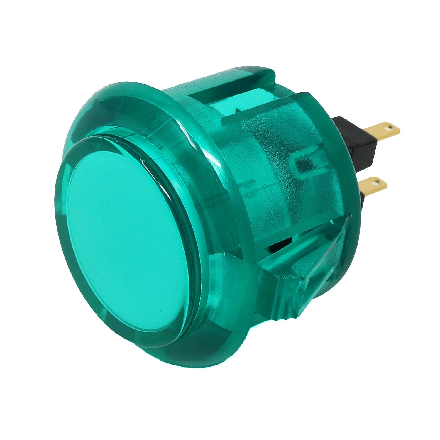 Arcade Button - 30mm Translucent Green - The Pi Hut