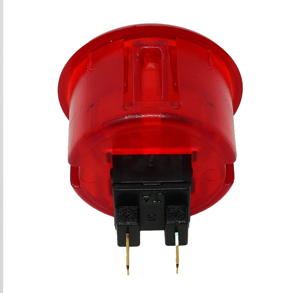 Arcade Button - 30mm Translucent Red - The Pi Hut