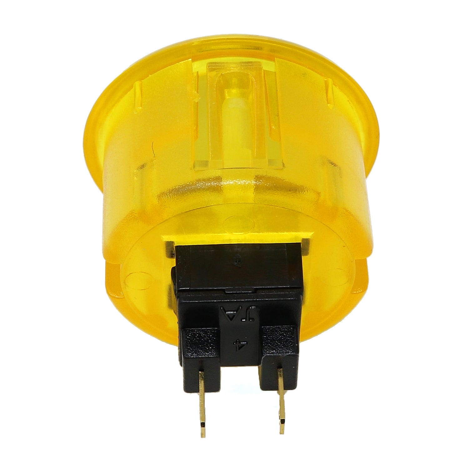 Arcade Button - 30mm Translucent Yellow - The Pi Hut