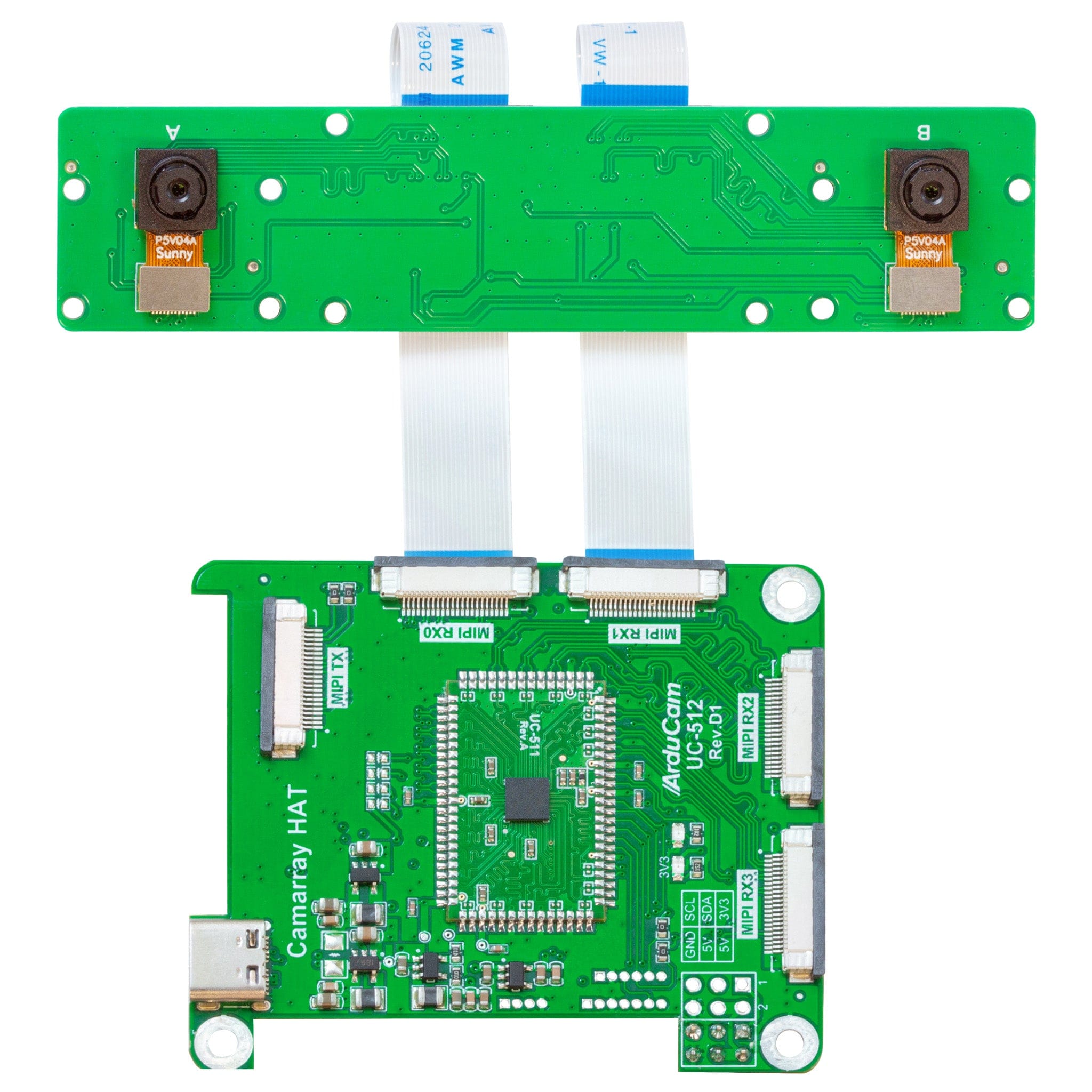 Arducam 5MP Synchronized Stereo Camera Bundle for Raspberry Pi - The Pi Hut