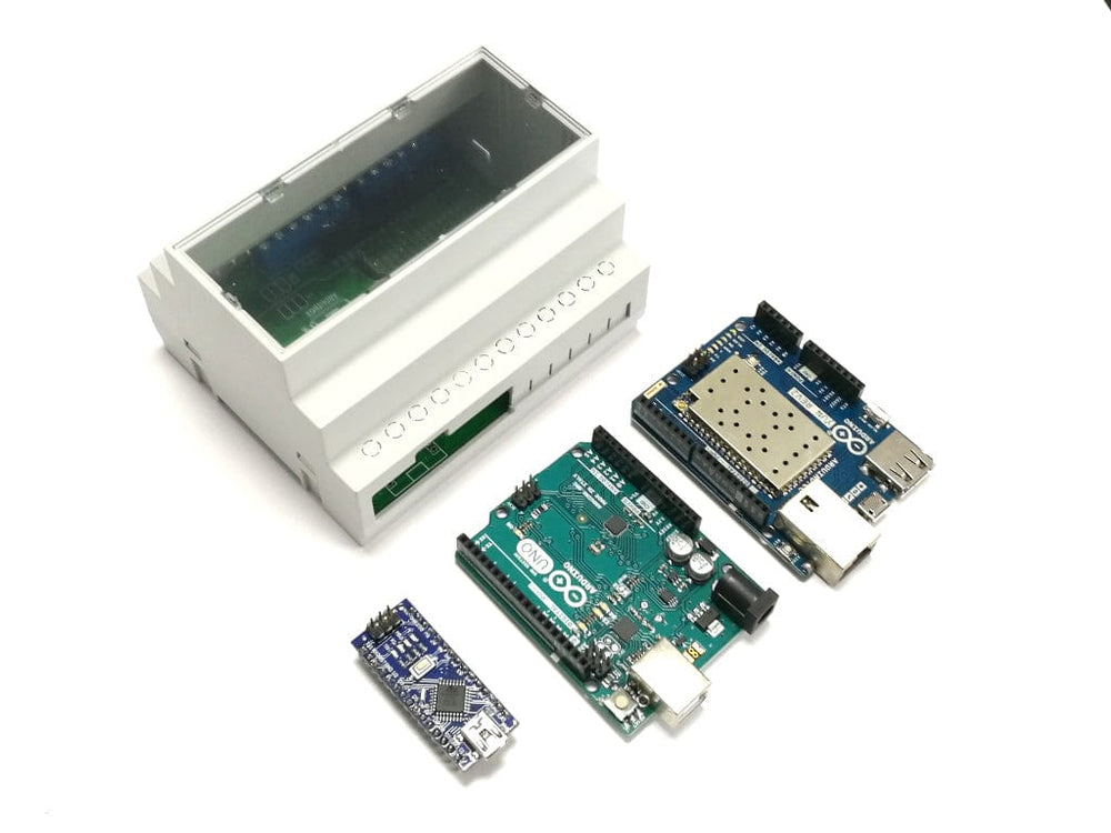 ArduiBox - Arduino Prototyping DIN Rail Case (inc. 5V regulator) - The Pi Hut