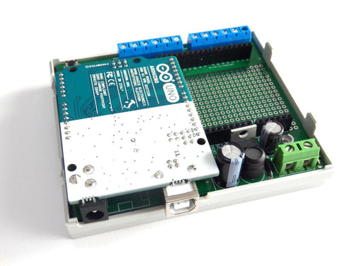 Arduino Rack ArduiBox - Arduino Prototyping DIN Rail Case (inc. 5V regulator) - The ...