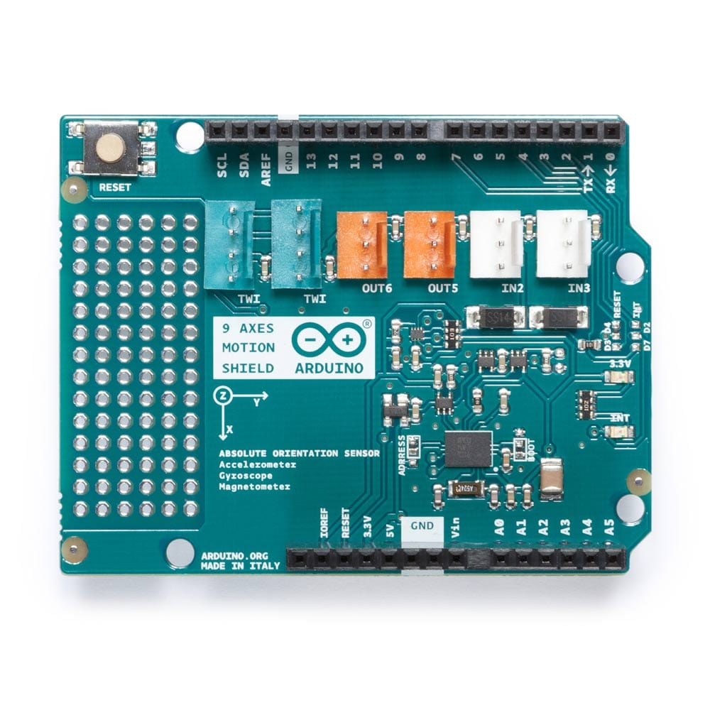 Arduino 9-Axis Motion Shield - The Pi Hut