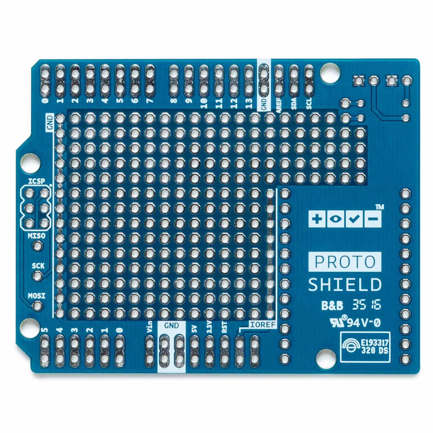 Arduino Proto Shield Rev3 (Uno Size) - The Pi Hut