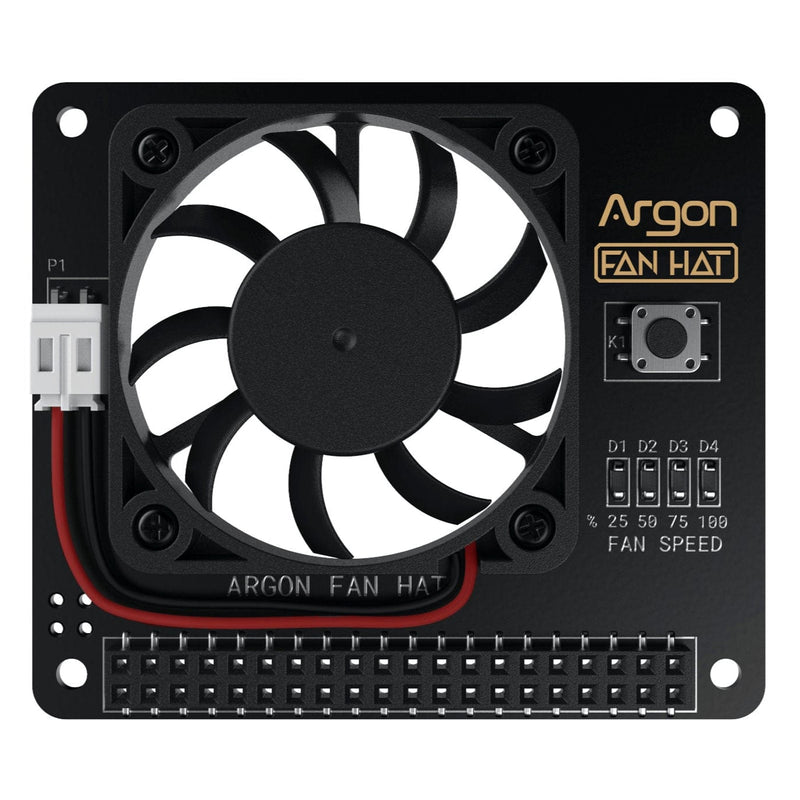 Argon Neo Raspberry Pi 4 Model B Heatsink Case, Supports Cooling Fan  Camera for sale online