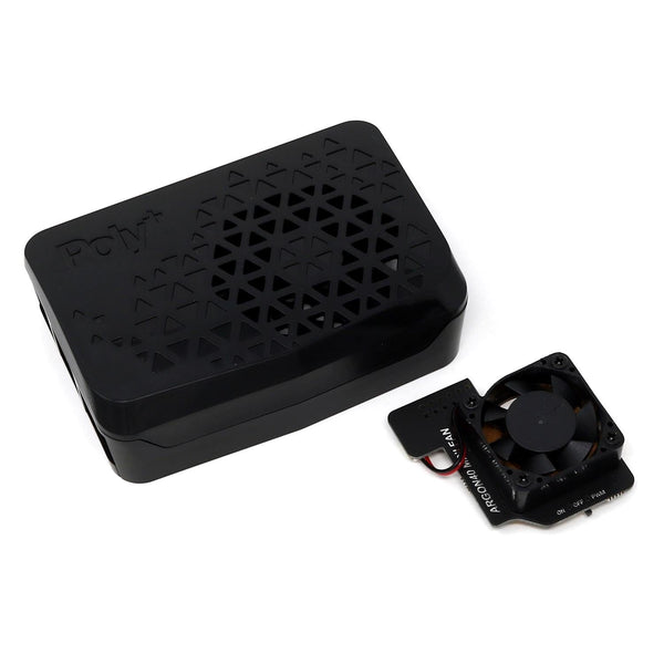 Argon Poly+ Vented with Mini Fan [discontinued] The Pi Hut