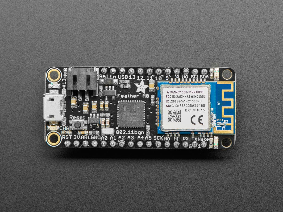 Assembled Adafruit Feather M0 WiFi - ATSAMD21 + ATWINC1500 - The Pi Hut