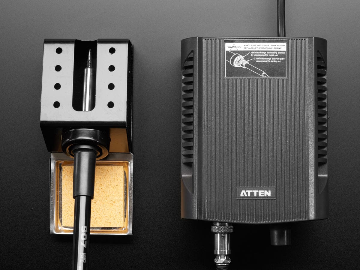 ATTEN 50W 110V Soldering Iron With Station - The Pi Hut