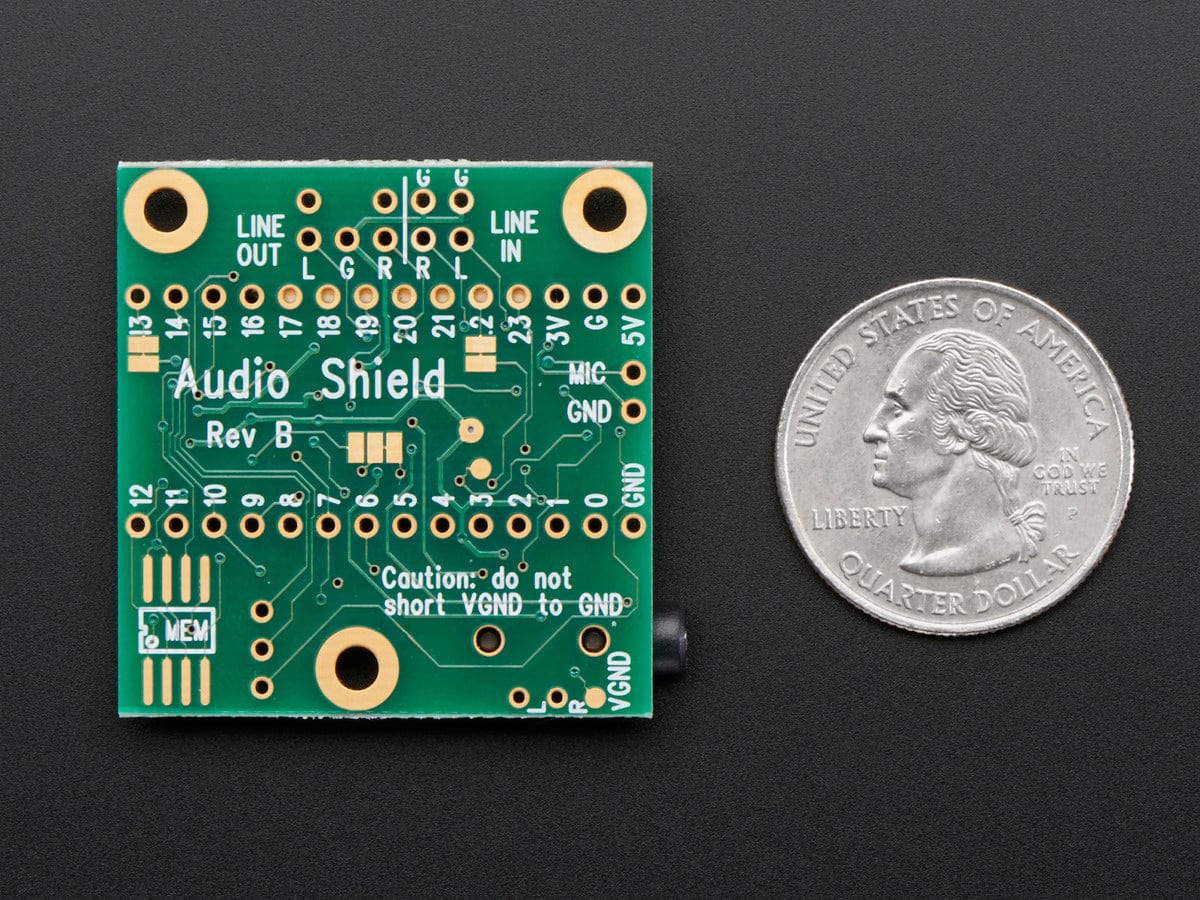 Audio Adapter Board for Teensy 3.0 - 3.2, 3.5 and 3.6 - The Pi Hut